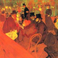 In the Moulin Rouge by Toulouse-Lautrec