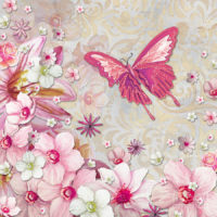 NO2sophisticated-elegant-whimsical-pink-butterfly-floral-flower-art-springs-joy-by-megan-duncanson-megan-duncanson